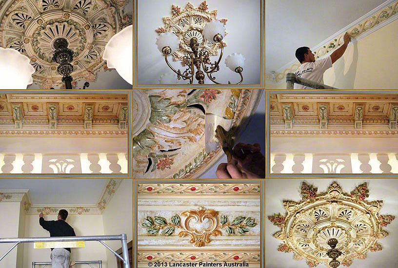 House Painters Adelaide Decorating Heritage Decorative Ceiling Roses and Cornices